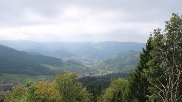 Dieses Bild zeigt eine Webcam-Aufnahme vom Achertal, aufgenommen am Montag, den 19.10.2026 um 12:30 Uhr. Die Temperatur betrug 10.7°C.