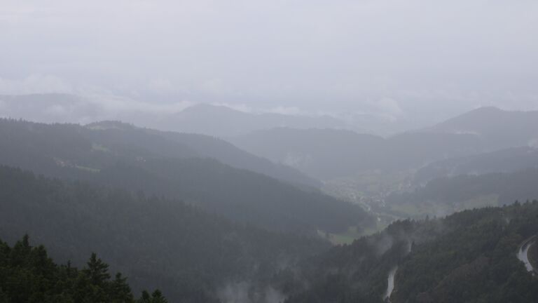 Dieses Bild zeigt eine Webcam-Aufnahme vom Achertal, aufgenommen am Samstag, den 02.08.2025 um 09:50 Uhr. Die Temperatur betrug 9.2°C.