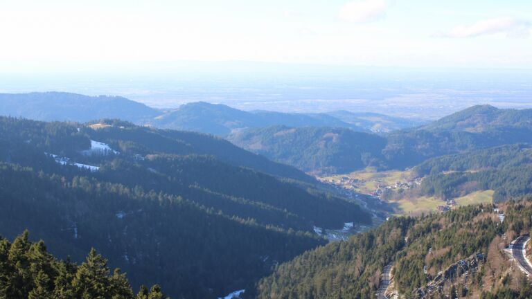 Dieses Bild zeigt eine Webcam-Aufnahme vom Achertal, aufgenommen am Donnerstag, den 15.01.2026 um 14:20 Uhr. Die Temperatur betrug 6.6°C.