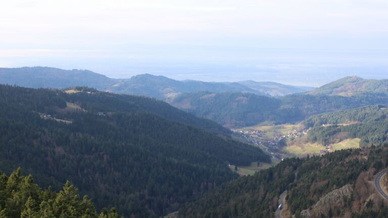 Dieses Bild zeigt eine Webcam-Aufnahme vom Achertal, aufgenommen am Mittwoch, den 17.12.2025 um 12:50 Uhr. Die Temperatur betrug 6.8°C.