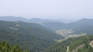 Dieses Bild zeigt eine Webcam-Aufnahme vom Achertal, aufgenommen am Samstag, den 14.06.2025 um 12:20 Uhr. Die Temperatur betrug 25.1°C.