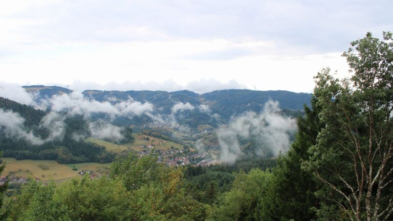Dieses Bild zeigt eine Webcam-Aufnahme vom Achertal, aufgenommen am Freitag, den 21.08.2026 um 16:10 Uhr. Die Temperatur betrug 13.5°C.