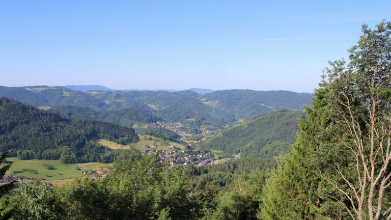 Dieses Bild zeigt eine Webcam-Aufnahme vom Achertal, aufgenommen am Montag, den 15.06.2026 um 08:40 Uhr. Die Temperatur betrug 17.5°C.