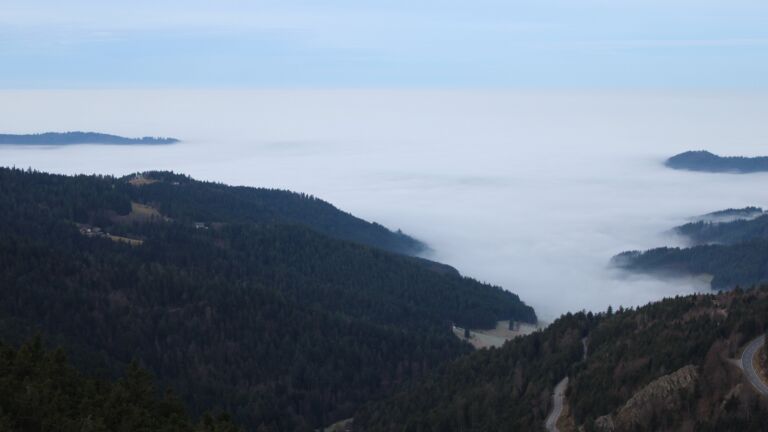 Dieses Bild zeigt eine Webcam-Aufnahme vom Achertal, aufgenommen am Montag, den 22.12.2025 um 08:40 Uhr. Die Temperatur betrug 6.8°C.