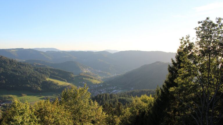 Dieses Bild zeigt eine Webcam-Aufnahme vom Achertal, aufgenommen am Freitag, den 25.09.2026 um 18:30 Uhr. Die Temperatur betrug 23.6°C.