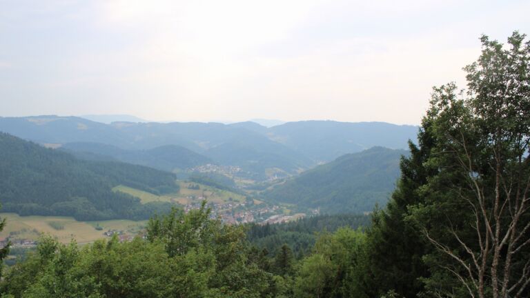Dieses Bild zeigt eine Webcam-Aufnahme vom Achertal, aufgenommen am Freitag, den 31.07.2026 um 16:40 Uhr. Die Temperatur betrug 29.5°C.