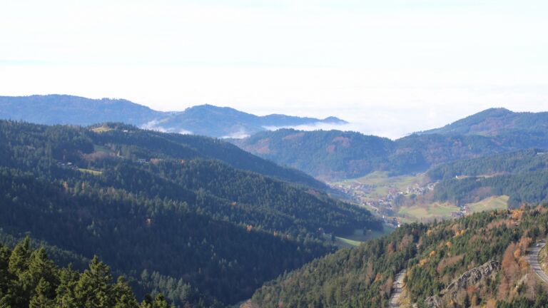 Dieses Bild zeigt eine Webcam-Aufnahme vom Achertal, aufgenommen am Montag, den 10.11.2025 um 12:50 Uhr. Die Temperatur betrug 9.5°C.