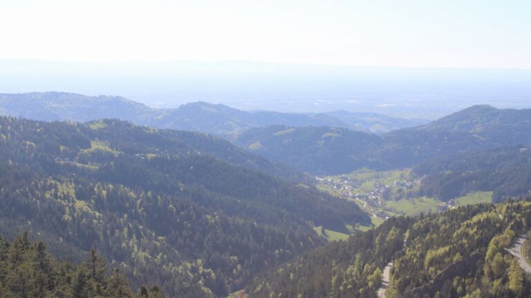 Dieses Bild zeigt eine Webcam-Aufnahme vom Achertal, aufgenommen am Donnerstag, den 23.04.2026 um 17:20 Uhr. Die Temperatur betrug 14.2°C.