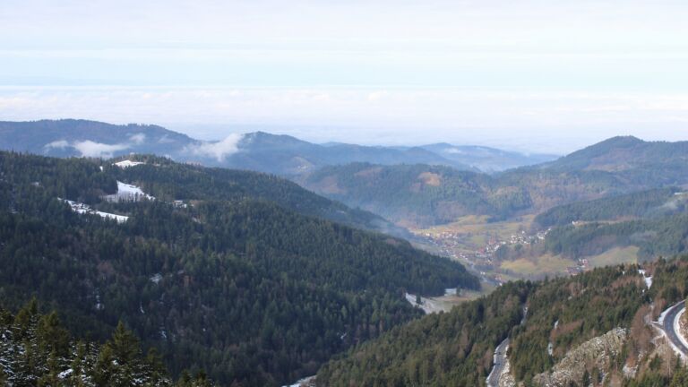 Dieses Bild zeigt eine Webcam-Aufnahme vom Achertal, aufgenommen am Samstag, den 31.01.2026 um 11:00 Uhr. Die Temperatur betrug 3.5°C.