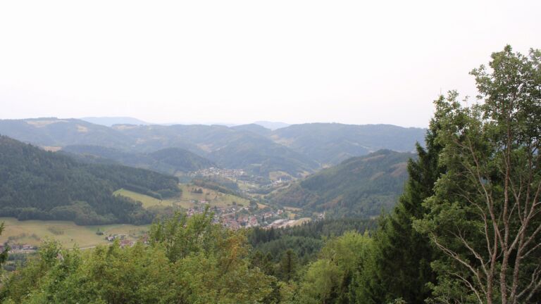 Dieses Bild zeigt eine Webcam-Aufnahme vom Achertal, aufgenommen am Donnerstag, den 27.08.2026 um 15:30 Uhr. Die Temperatur betrug 29.7°C.
