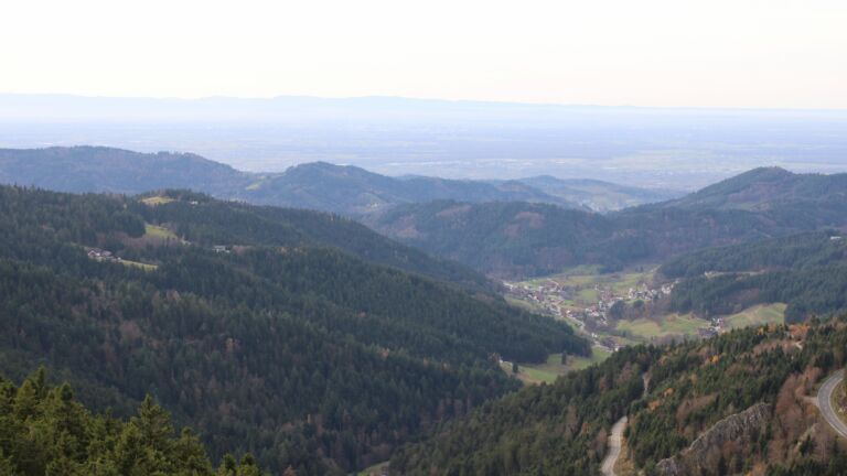 Dieses Bild zeigt eine Webcam-Aufnahme vom Achertal, aufgenommen am Donnerstag, den 13.11.2025 um 14:50 Uhr. Die Temperatur betrug 15.4°C.