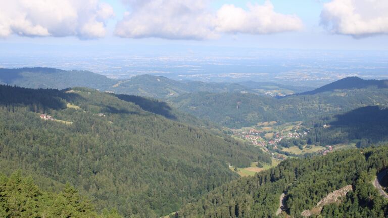 Dieses Bild zeigt eine Webcam-Aufnahme vom Achertal, aufgenommen am Samstag, den 28.06.2025 um 08:40 Uhr. Die Temperatur betrug 22.5°C.