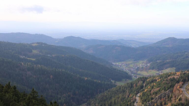 Dieses Bild zeigt eine Webcam-Aufnahme vom Achertal, aufgenommen am Dienstag, den 11.11.2025 um 14:40 Uhr. Die Temperatur betrug 8.1°C.