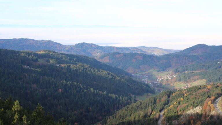 Dieses Bild zeigt eine Webcam-Aufnahme vom Achertal, aufgenommen am Donnerstag, den 06.11.2025 um 09:10 Uhr. Die Temperatur betrug 10.2°C.