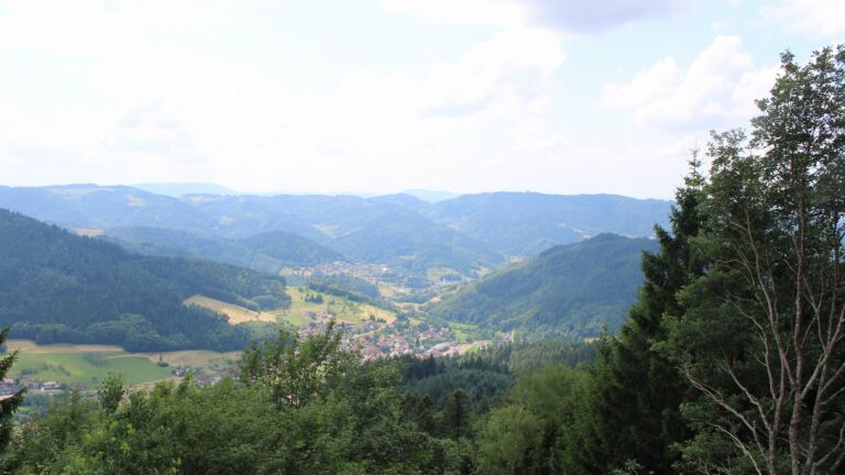 Dieses Bild zeigt eine Webcam-Aufnahme vom Achertal, aufgenommen am Dienstag, den 30.06.2026 um 13:50 Uhr. Die Temperatur betrug 27.2°C.