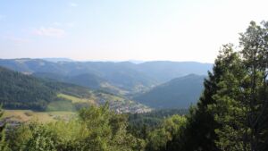 Dieses Bild zeigt eine Webcam-Aufnahme vom Achertal, aufgenommen am Sonntag, den 02.08.2026 um 18:40 Uhr. Die Temperatur betrug 30.7°C.