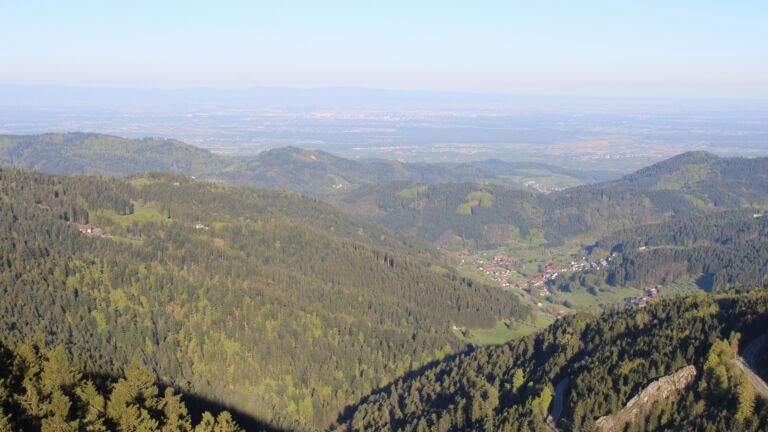 Dieses Bild zeigt eine Webcam-Aufnahme vom Achertal, aufgenommen am Freitag, den 24.04.2026 um 08:00 Uhr. Die Temperatur betrug 13.6°C.