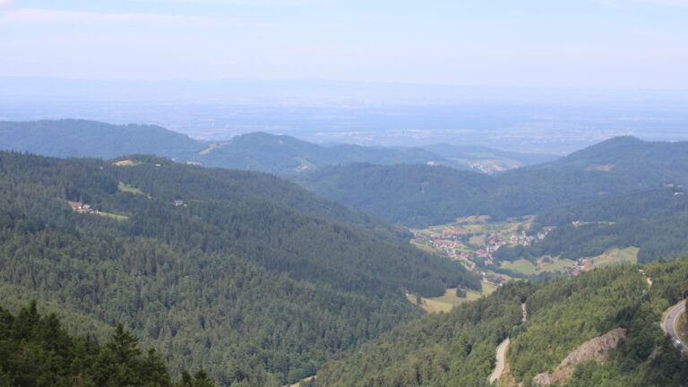 Dieses Bild zeigt eine Webcam-Aufnahme vom Achertal, aufgenommen am Freitag, den 18.07.2025 um 10:50 Uhr. Die Temperatur betrug 19°C.
