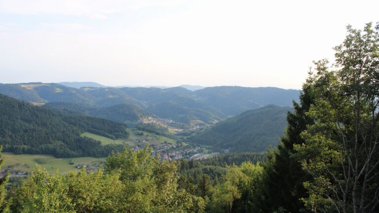 Dieses Bild zeigt eine Webcam-Aufnahme vom Achertal, aufgenommen am Samstag, den 25.07.2026 um 19:20 Uhr. Die Temperatur betrug 29.2°C.