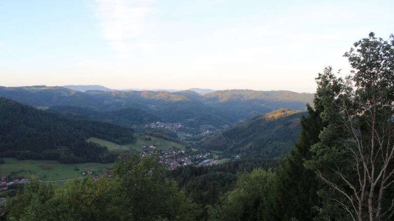 Dieses Bild zeigt eine Webcam-Aufnahme vom Achertal, aufgenommen am Donnerstag, den 17.09.2026 um 07:40 Uhr. Die Temperatur betrug 11.1°C.