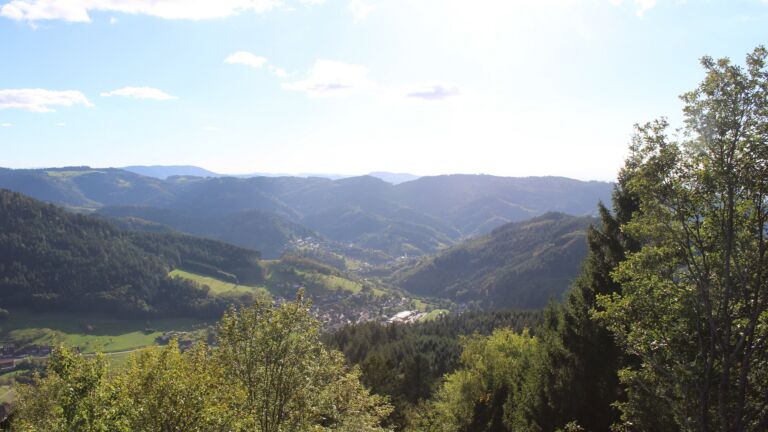 Dieses Bild zeigt eine Webcam-Aufnahme vom Achertal, aufgenommen am Montag, den 12.10.2026 um 16:20 Uhr. Die Temperatur betrug 14.5°C.