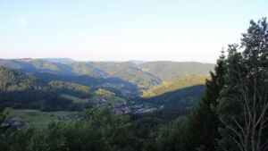 Dieses Bild zeigt eine Webcam-Aufnahme vom Achertal, aufgenommen am Sonntag, den 12.07.2026 um 06:40 Uhr. Die Temperatur betrug 18.9°C.