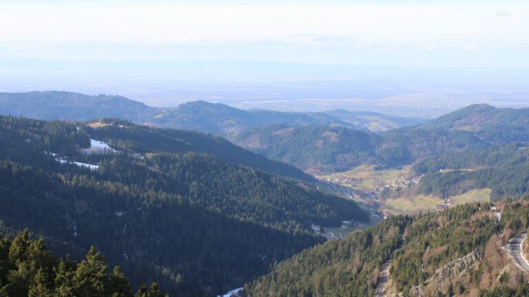 Dieses Bild zeigt eine Webcam-Aufnahme vom Achertal, aufgenommen am Freitag, den 16.01.2026 um 12:30 Uhr. Die Temperatur betrug 8.5°C.