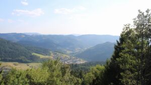 Dieses Bild zeigt eine Webcam-Aufnahme vom Achertal, aufgenommen am Mittwoch, den 29.07.2026 um 18:20 Uhr. Die Temperatur betrug 36.5°C.