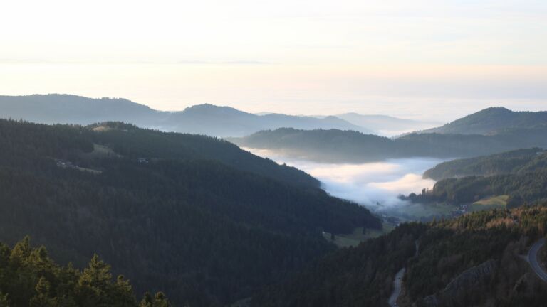 Dieses Bild zeigt eine Webcam-Aufnahme vom Achertal, aufgenommen am Sonntag, den 21.12.2025 um 16:00 Uhr. Die Temperatur betrug 6.8°C.