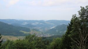 Dieses Bild zeigt eine Webcam-Aufnahme vom Achertal, aufgenommen am Samstag, den 01.08.2026 um 08:10 Uhr. Die Temperatur betrug 18.5°C.